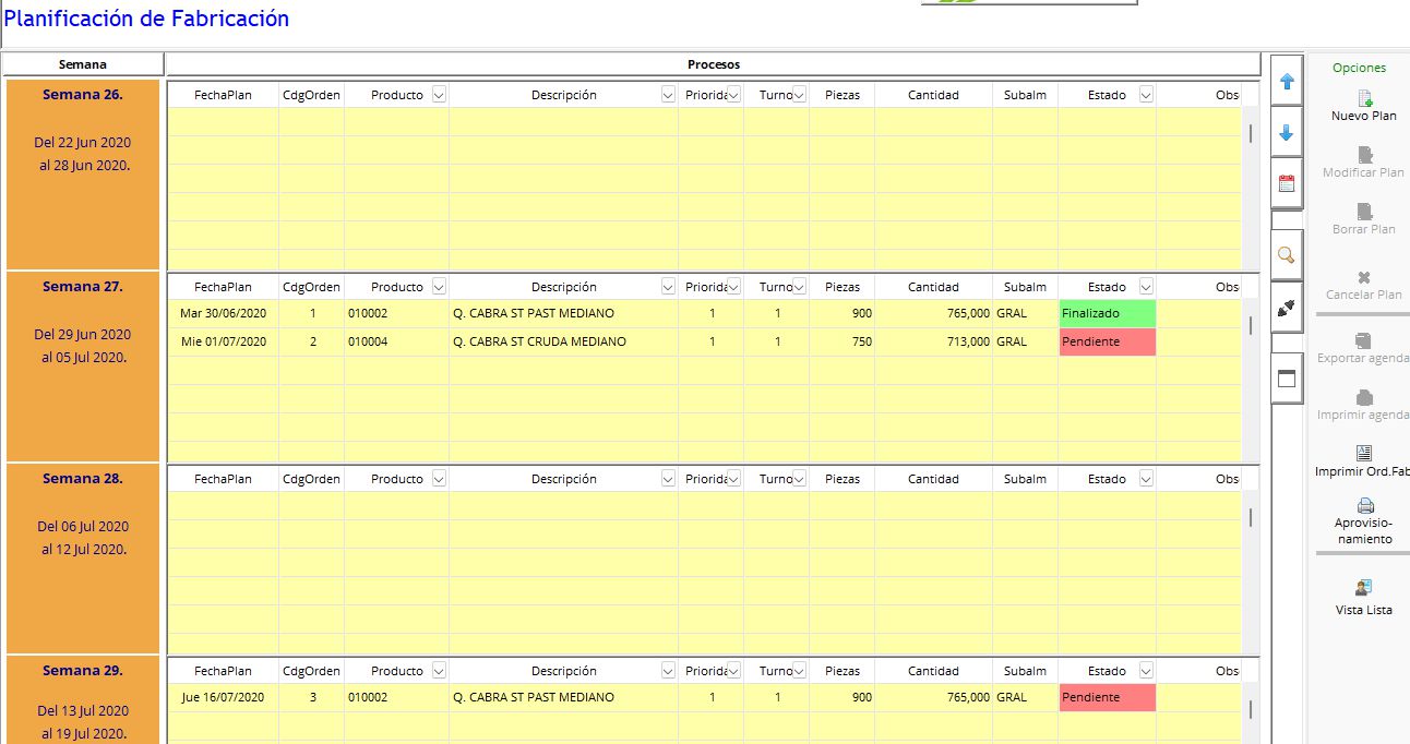 vista app fabricación